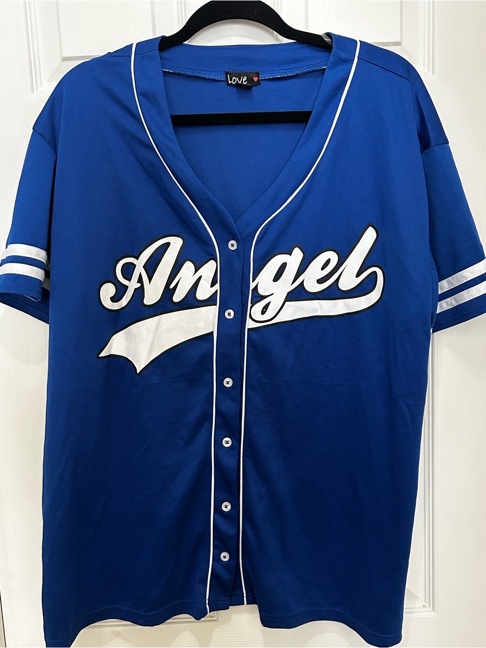 Love Brand 2XL 'Angel' Baseball Jersey Shirt